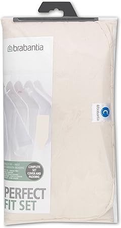 Brabantia 322167 Ironing Board Cover Size C Extra Thick Felt And Foam Underlay,