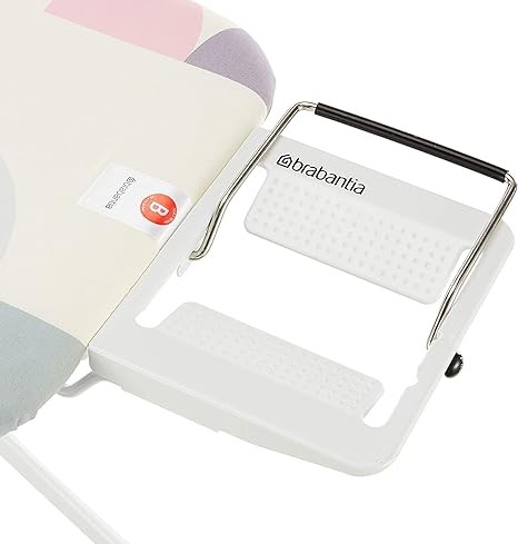 Brabantia Ironing Board B, 124x38 cm, Solid Steam Iron Rest Abstract Leaves, 410