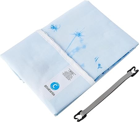 Brabantia 118944 Ironing Board Cover 2mm Foam, Cotton Flower, Size C (124 x 45 c