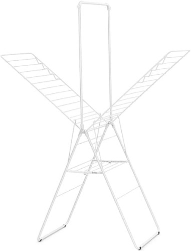 Brabantia HangOn Drying Rack, 25 metres+ rod - Fresh White