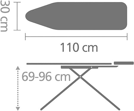 Brabantia IRONTABLE 110X30 SIR ABSTRACT LEAVES