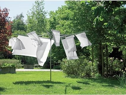 Brabantia ROTARY 4 ARMS - 50MTR SILVERTOPSPINNER