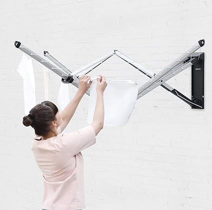 Brabantia WALLFIX ROTARYDRYER-24M SILVER