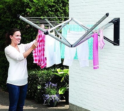 Brabantia WALLFIX ROTARYDRYER-24M SILVER