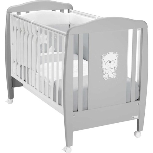 Teddy bear - Gray - Cam Crib for Baby - Playard, Playpen, Baby Bed - High qualit
