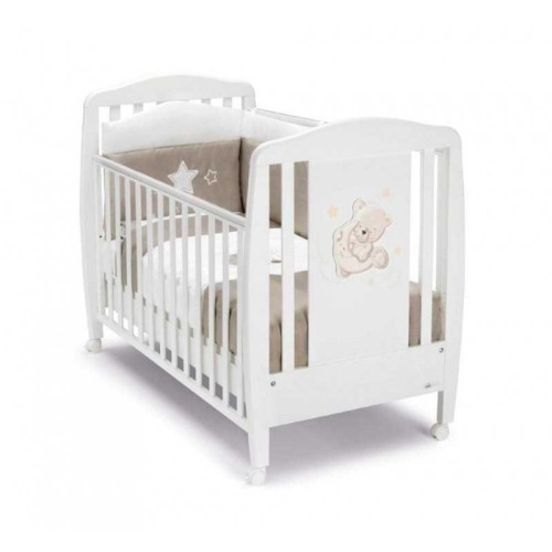 Teddy bear - Gray - Cam Crib for Baby - Playard, Playpen, Baby Bed - High qualit