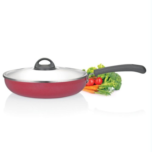 Premier Aluminium Non Stick Fry Pan Classic with Stainless Steel lid - 22 Cm