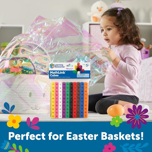 Learning Resources MathLink® Cubes, Set of 100