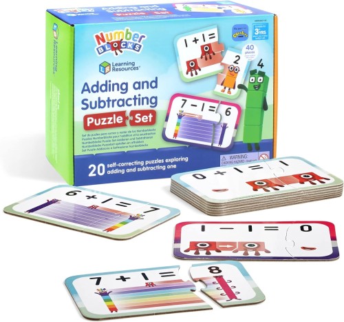 Learning Resources Numberblocks Adding and Subtracting Puzzle Set