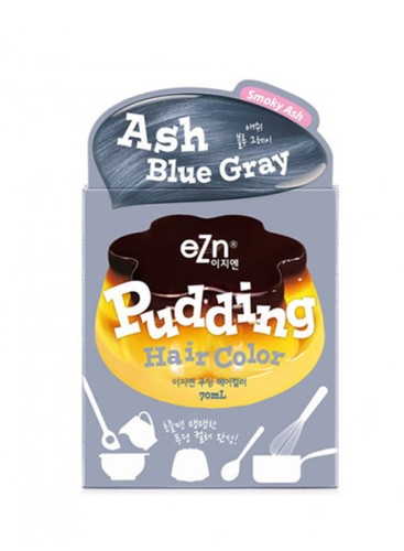 Pudding Hair Dye Hair Color Ammonia Free Self Hair Dye DIY Kit Ash Blue