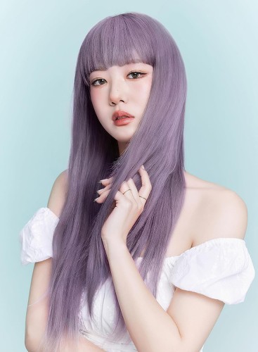 Pudding Hair Dye Ammonia Free Semi-Permanent Self Hair Dye DIY Kit Ash Lavender