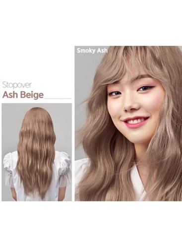 Pudding Hair Dye Ammonia Free Semi-Permanent Self Hair Dye DIY Kit Ash Beige