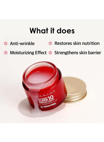 Collagen Super 10 Sleeping Cream 70ml | Intensive Anti-Wrinkle Care Sleeping Cre