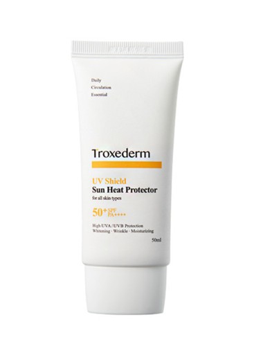 UV Shield Sun Heat Protector - SPF50+ Sunscreen Lotion for Soothing Irritated Sk