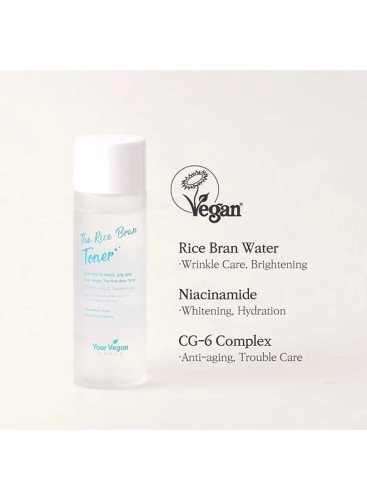 The Rice Bran Toner With Natural Ingredients Korean Skin Care, Korean Beauty - 1