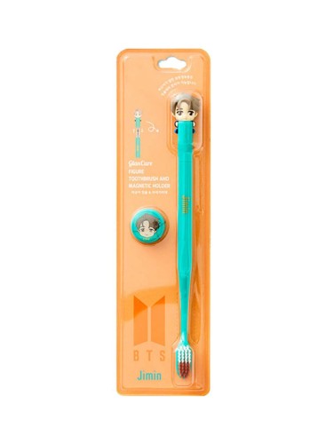 K-Pop Idols Goods Jimin Character Figure Toothbrush with Convenient Magnetic Hol