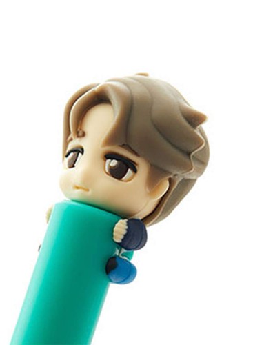 K-Pop Idols Goods Jimin Character Figure Toothbrush with Convenient Magnetic Hol