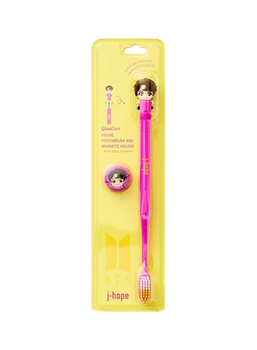 K-Pop Idols Goods J-hope Character Figure Toothbrush with Convenient Magnetic Ho