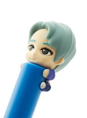 K-Pop Idols Goods Rm Character Figure Toothbrush with Convenient Magnetic Holder