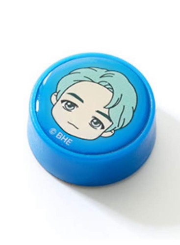 K-Pop Idols Goods Rm Character Figure Toothbrush with Convenient Magnetic Holder