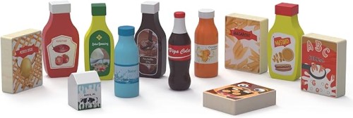 Viga Beverage and Food Toy Set