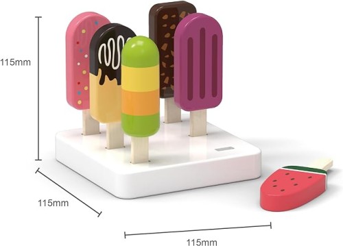 Viga Ice Pops 6-Piece Wooden Toy Set