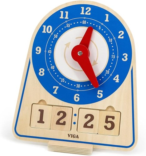 Viga Learning Clock Toy