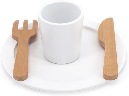 Viga Toys Tableware Set 8-Pieces, Multicolor