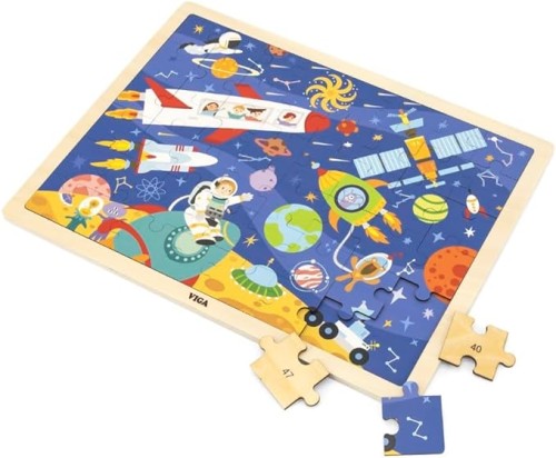 Viga Space Wooden Puzzle 48-Piece
