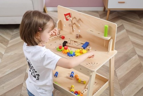 Viga Tool Bench Toy, Beige