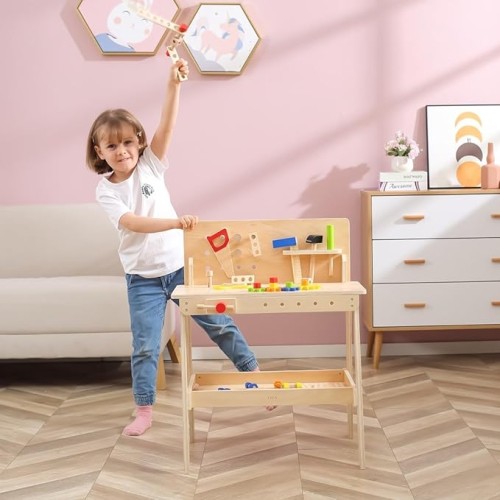 Viga Tool Bench Toy, Beige