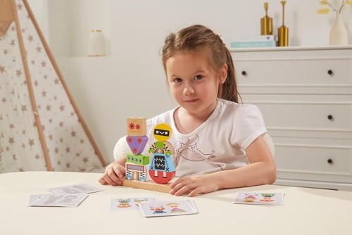 Viga Robot Stacking Blocks 9-Pieces Set