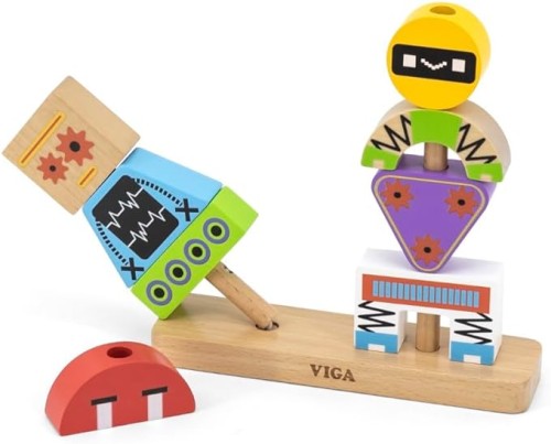 Viga Robot Stacking Blocks 9-Pieces Set