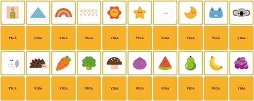 Viga Touch and Find Game, Multicolor