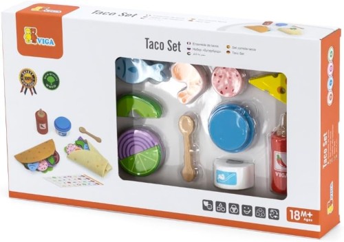Viga Toys Taco Set, Multicolor