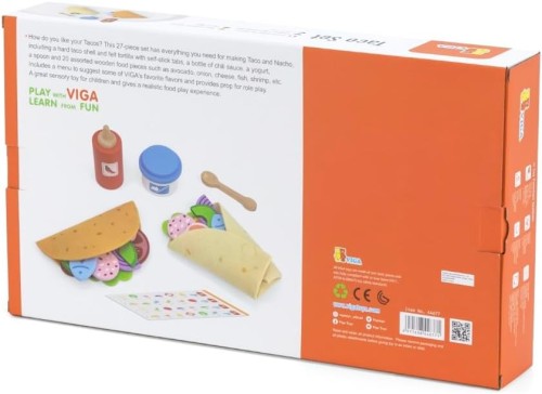 Viga Toys Taco Set, Multicolor