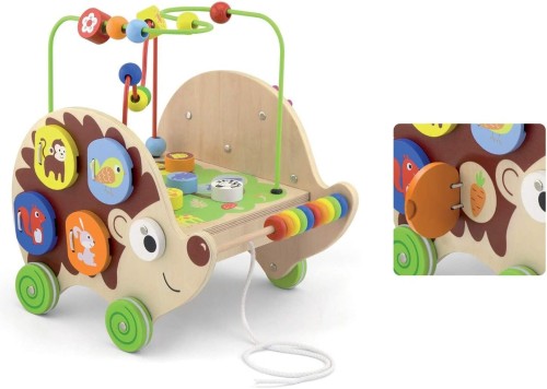 Viga 5-In-1 Pull-Along Activity Hedgehog