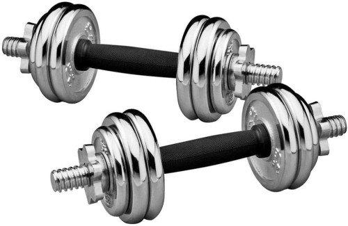 SUPREME Chromed Dumbbell Set - 10Kgs