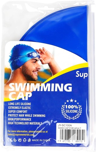 SUPREME S. SILICON SWIM CAP FOR ADULT