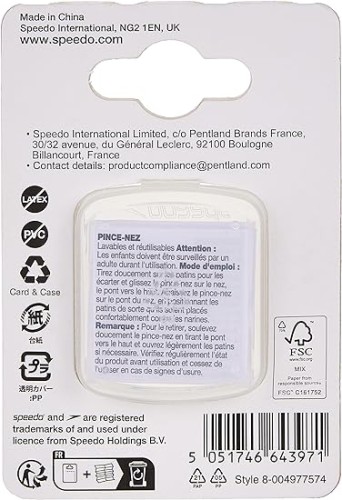 SPEEDO COMPETITION NOSE CLIP PINK