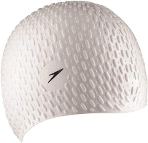 SPEEDO BUBBLE CAP WHITE