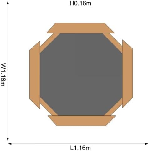 Plum Treasure Beach Wooden Sandpit-Natural