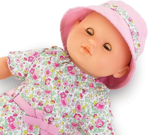 Ma Premiere Poupee Bath Baby Coralie, Soft Body Bath Doll with Bath Toy, Sleepin