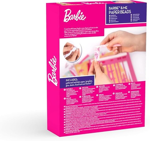 BARBIE PAPER BEADS WITH DOLL