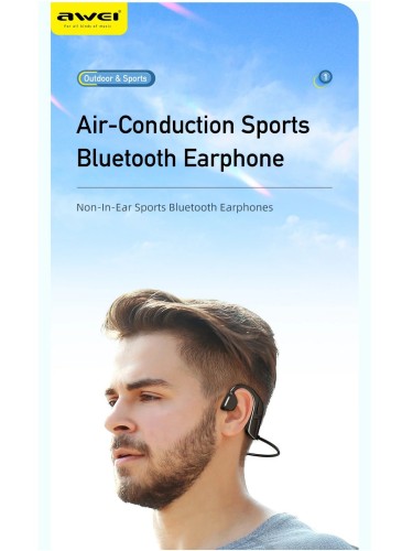 A889 Pro - Bluetooth Sports Headset, Out of Ear, Microphone, Long Battery Life, 