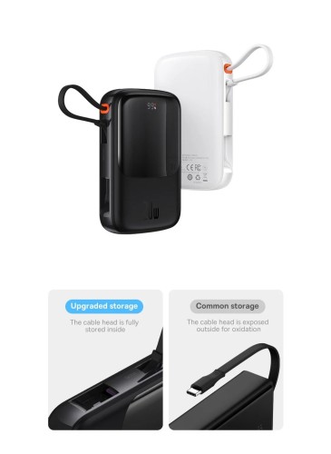 PB286 20000mAh fast charging power bank with 22.5W fast charging support and LED