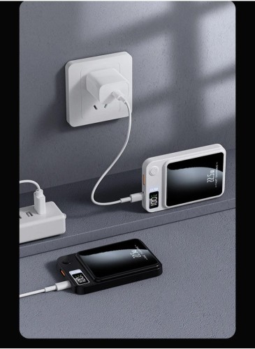 P110 Power Bank 5000mAh Magnetic Wireless Charger, 22.5W Fast Charging, Type-C, 