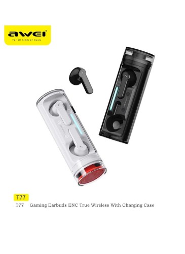 T77 Bluetooth Earbuds with Microphone - Wireless Earbuds with Rotating Charging 