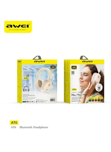 Awei A7AT6 Sport Wireless Headphones - Bluetooth 5.3, Long Battery Life, Stereo 