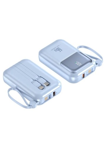 PB-180 10000mAh Power Bank Wireless Quick Charging and Portable Design Blue
